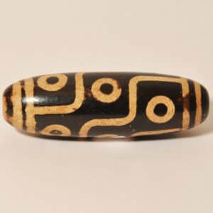 Бусина дзи алтарная тибетская 9 глаз