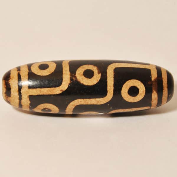 Бусина дзи алтарная тибетская 9 глаз