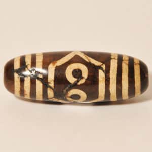 Бусина Дзи алтарная 5 глаз