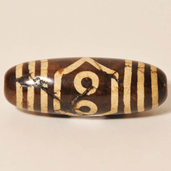 Бусина Дзи алтарная 5 глаз