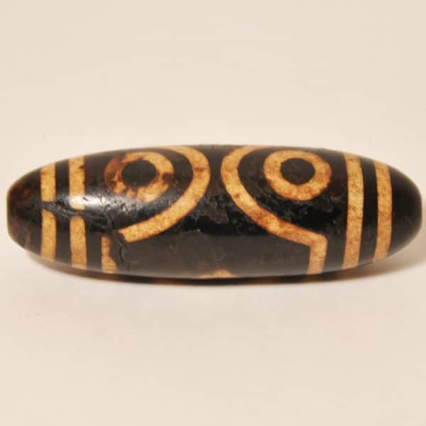 Бусина Дзи алтарная 3 глаза