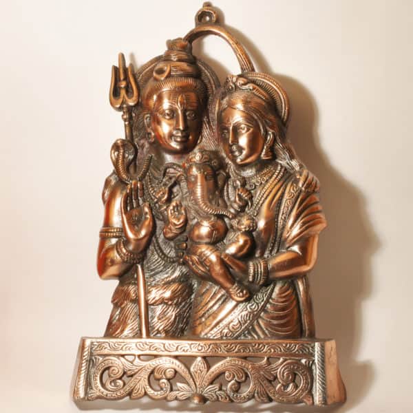 Шива Парвати Ганеша панно