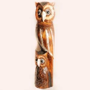 Деревянная фигурка совы