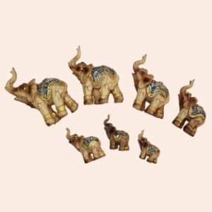 Семь слонов статуэтки