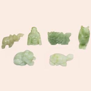 Набор жадеитовых фигурок Фен-Шуй