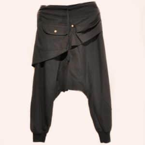 Чёрные дизайнерские бриджи