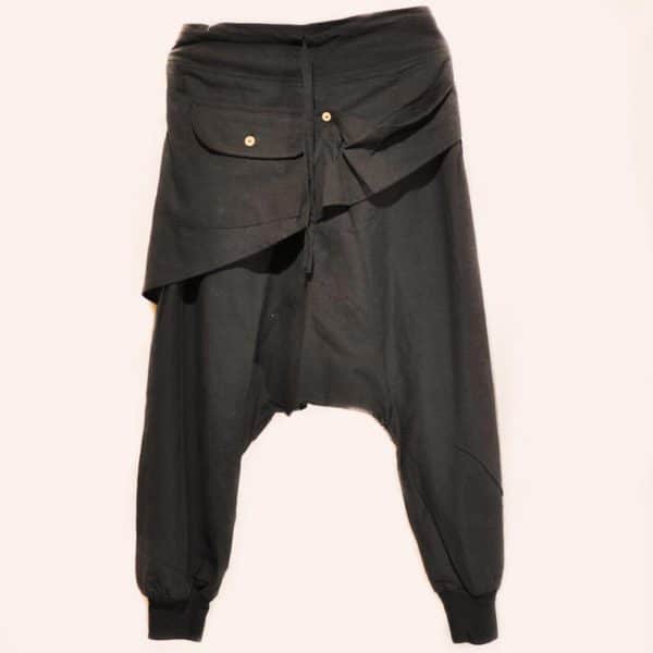 Чёрные дизайнерские бриджи