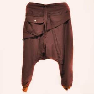 Коричневые дизайнерские бриджи