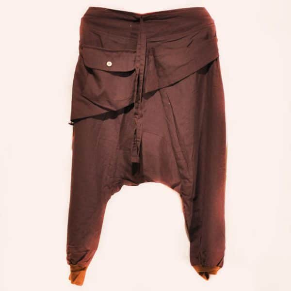 Коричневые дизайнерские бриджи