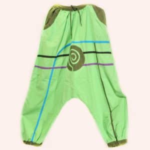 Салатовые шаровары Солнце Непала