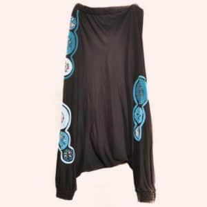 Чёрные трикотажные алладины