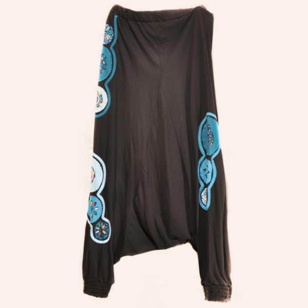 Чёрные трикотажные алладины