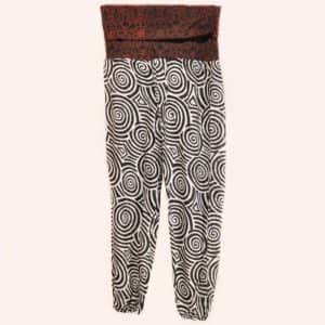 Шаровары Чёрно-белые волны