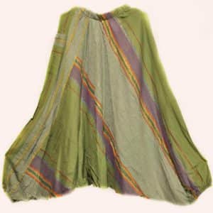 Зелёные алладины в полоску