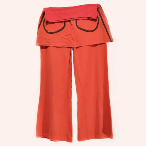 Брюки с оригинальным поясом