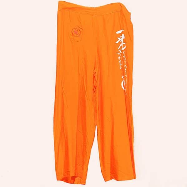 Шаровары оранжевые хлопковые