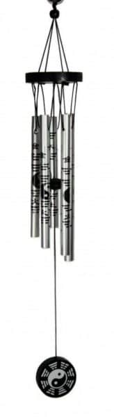 Музыка ветра Инь янь серебристый