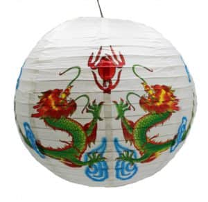 Подвесной фонарик - Два дракона