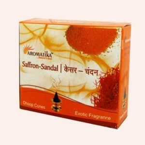 Благовония конусы Сандал Шафран