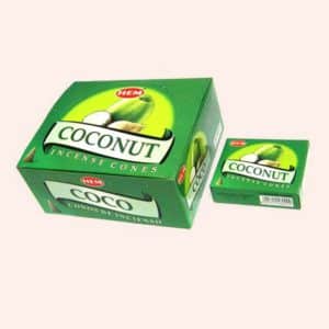 Благовония конусы HEM Coconut Кокос