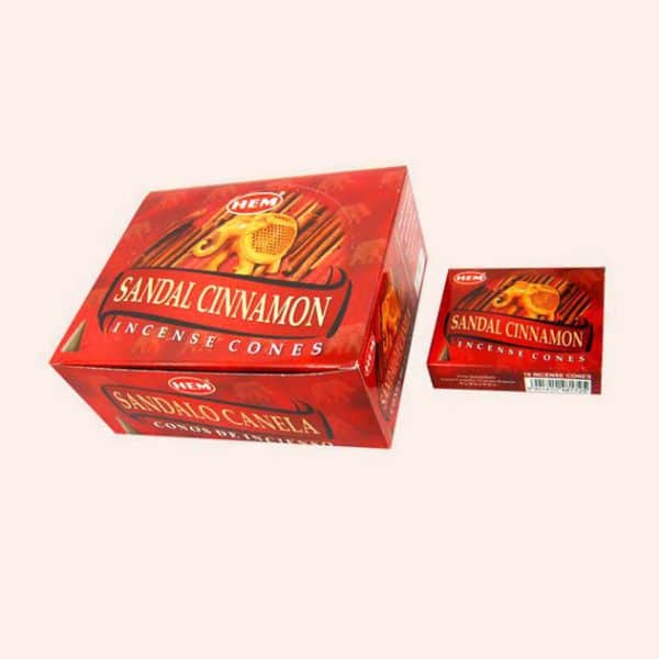 Благовония конусы HEM Sandal Cinnamon Сандал Корица