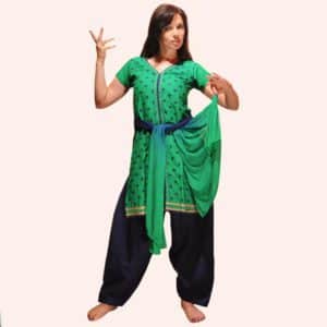 Сине-зелёный шальвар камиз Сине-зелёный шальвар камиз