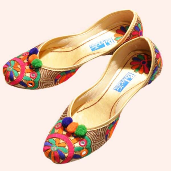 Женские джутти Праздник цвета