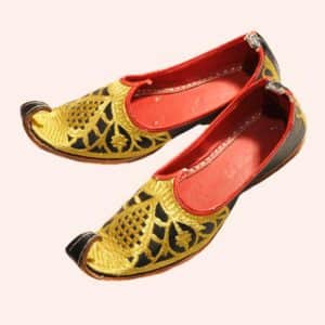 Мужские чёрно-золотые моджари Мужские чёрно-золотые моджари