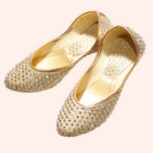 Женские золотые джутти Женские золотые джутти