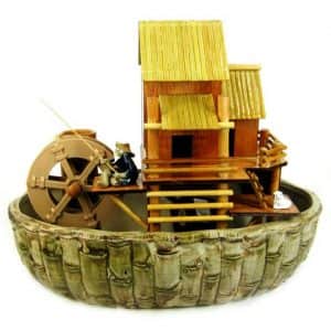 Фонтан - рыбак на мельнице