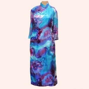 Китайское длинное платье Китайское длинное платье