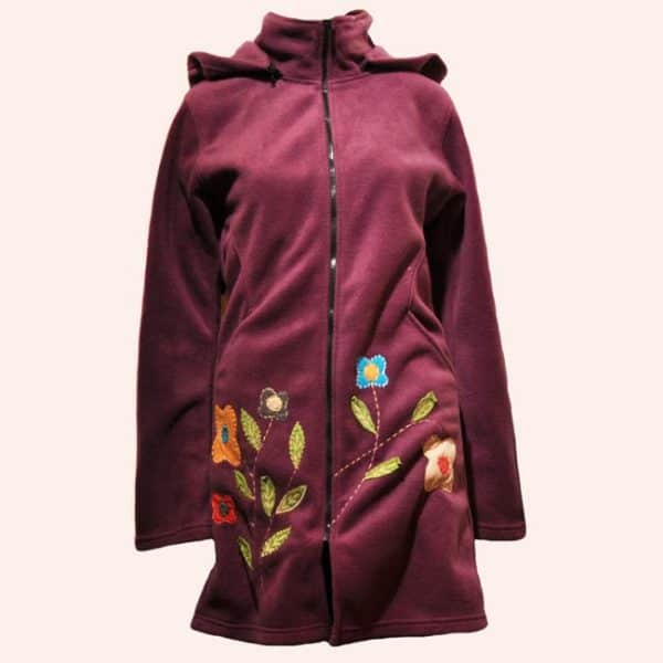 Фиолетовая туника Цветочная поляна