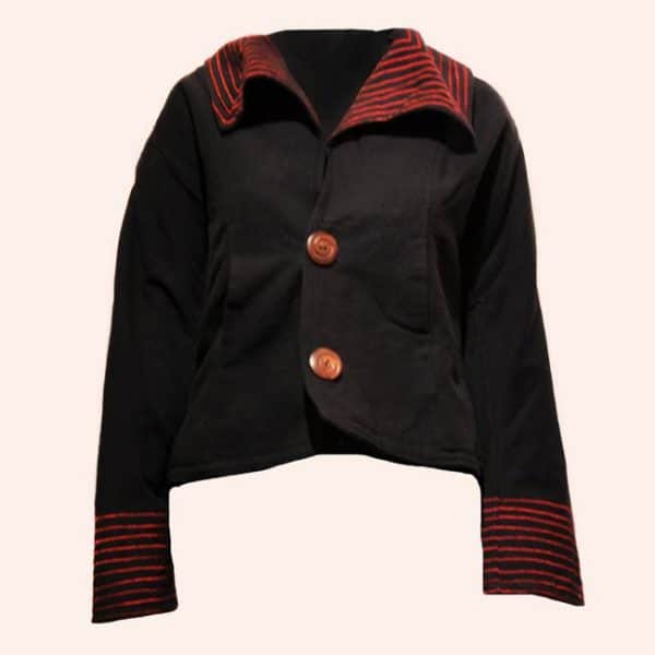 Чёрная куртка-пиджак