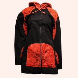 Чёрно-красное пальто Чёрно-красное пальто