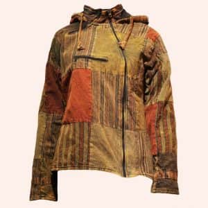 Коричневая куртка Пэчворк Коричневая куртка Пэчворк