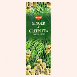 Благовония HEM Ginger Green Tea Имбирь Зелёный Чай