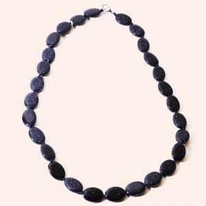 Бусы из синего авантюрина