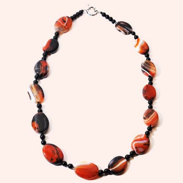 Бусы из агата 4