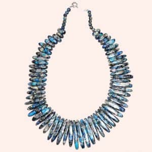 Бусы из варисцита