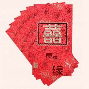 Красный китайский конверт