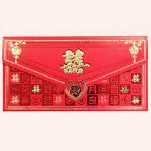 Красный китайский конверт денежный