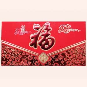 Красный китайский конверт для денег