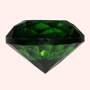 Бриллиант 2 см зеленый