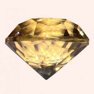 Бриллиант 2 см цвет шампань Бриллиант 2 см цвет шампань