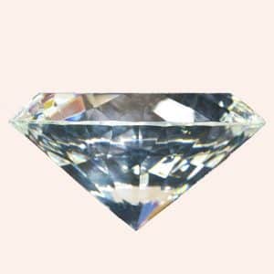 Бриллиант 8 см белый