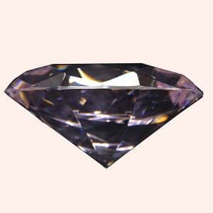 Бриллиант 10 см сиреневый
