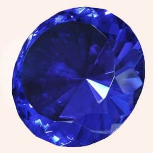 Бриллиант 15 см синий