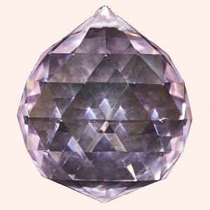Кристалл Фен Шуй 3.5 см сиреневый