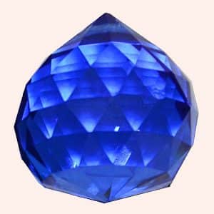 Кристалл Фен Шуй 2,3 см синий