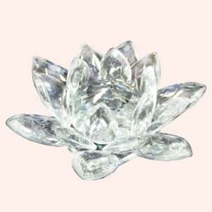 Хрустальный лотос 7 см прозрачный Хрустальный лотос 7 см прозрачный